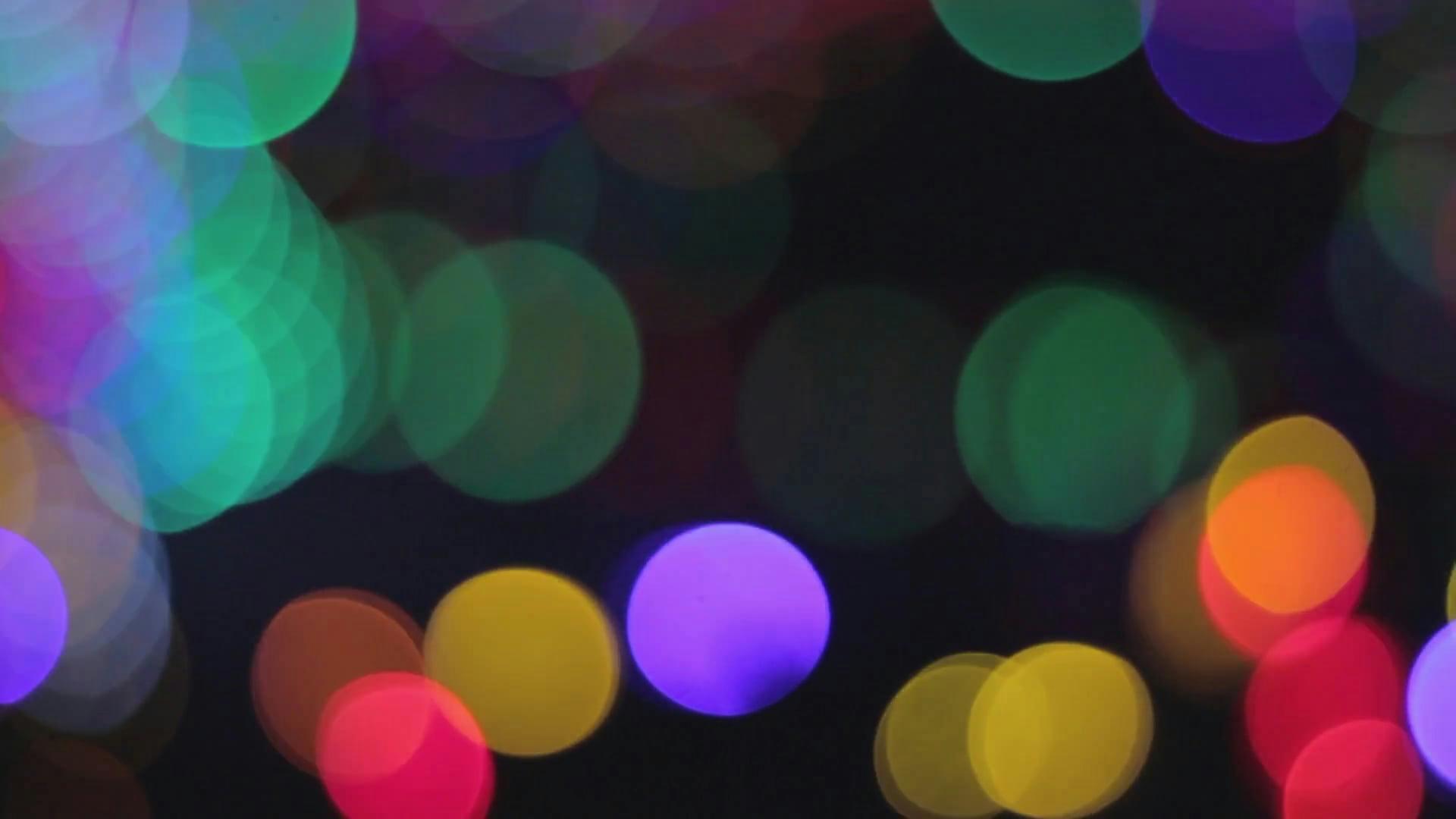 Colorful Bokeh Lights Create A Vibrant Abstract Effect.